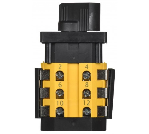 Переключатель кулачковый стандартная рукоятка 10А схема 111  MI-CS10-010-111  IEK