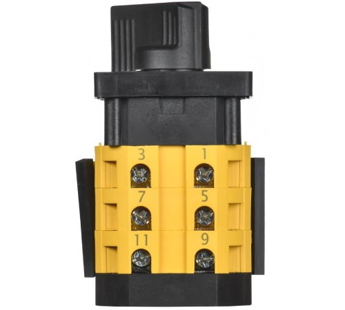 Переключатель кулачковый стандартная рукоятка 10А схема 111  MI-CS10-010-111  IEK