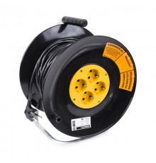 Удлинитель силовой на катушке 4 гнезда с/з 20 м 3х1 мм STANDART PROCONNECT  11-7604  PROconnect