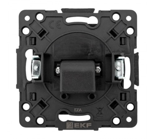 Стокгольм Механизм розетки HDMI черный  EZA00-327-10  EKF