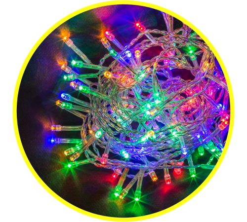 Гирлянда NGF 93 682 NGF-D026-01 (нить WW+RGBY 100 2м пульт IP44 TR)  93682  Navigator