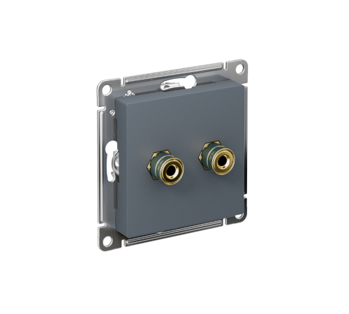 AtlasDesign Грифель АудиоРозетка двухместная  ATN000787  SE