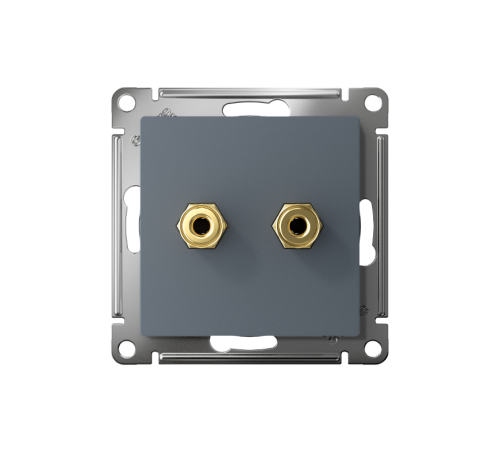 AtlasDesign Грифель АудиоРозетка двухместная  ATN000787  SE
