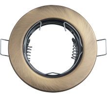 Светильник точечный под лампу GU5.3 NFS 93 017 NFS-R1-007-MR16-GU5.3 (Черненая бронза)  93017  Navigator