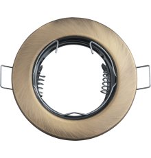 Светильник точечный под лампу GU5.3 NFS 93 017 NFS-R1-007-MR16-GU5.3 (Черненая бронза)  93017  Navigator