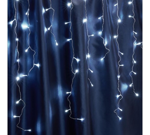 Гирлянда - бахрома CL23  240 диодов  5000K, эффект стробов, IP44 5,3м*1,5м + 3м  32352  FERON