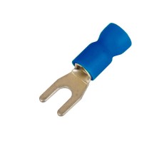 Наконечник вилочный с изолир.фланцем ПВХ, легкий ввод жилы, 1,5-2,5 кв.мм М3,5 (д.3,7 мм) (НВИ)  2B135P-EE-PVC  DKC