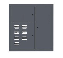 Щит этажный 7 кв. RAL7016 (1000х950х150)  PROxima mb29-v-7-ral7016 EKF