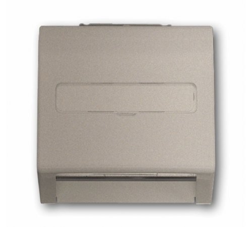 Плата центр. (корпус) с суппортом для комм. разъёмов и цоколей DCS, серия impuls, цвет шампань-металлик  1753-0-5499   2CKA001753A5499  ABB