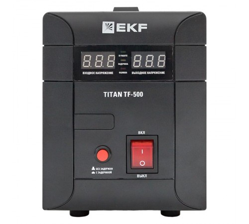 Стабилизатор напряжения электронный напольного исполнения модернизированый TITAN -TF-500  stab-TF-500 EKF
