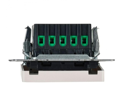 BRITE Кнопка звонка с инд. отел. 10А ВС10-1-9-БрЖ жемч.  BR-V14-2-10-K36  IEK