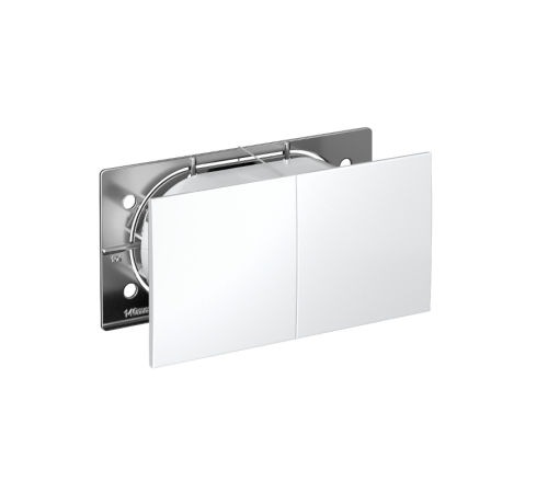 AtlasDesign Белый Розетка 2-ая с заземлением, со шторками с крышкой, 16А, (в сборе с рамкой)  ATN000128  SE