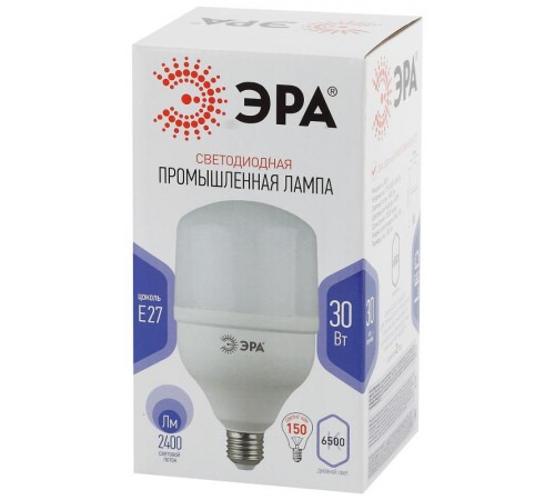 Лампа светодиодная LED 30Вт Е27 6500К smd POWER 30W-6500-E27  Б0027004  ЭРА
