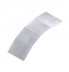 Крышка на угол вертикальный внешний 45 град, 100х200 R300, горячеоцинкованная в комплект. с крепеж. элемент. и соединит. пластин  LKO0132KHDZ  DKC