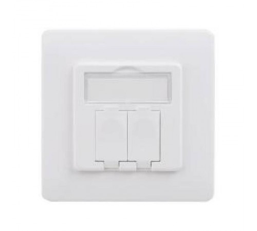 Настенный адаптер для модулей Keystone, 2 порта  RNW1W  DKC