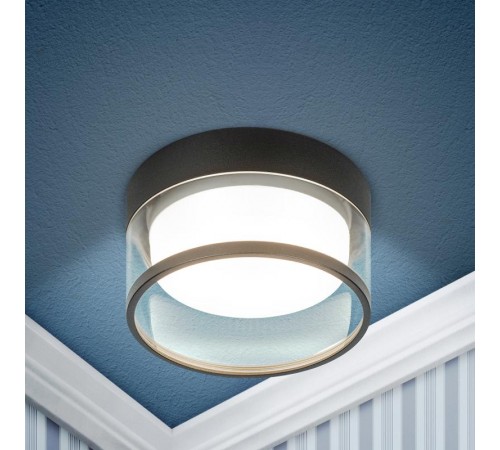 Светильник встраиваемый под лампу GX53 KL82 BK черный  Б0058400  ЭРА