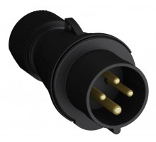 Вилка кабельная Easy&Safe 332EP6B,32А,3P+E,IP44,6ч,черн2CMA103588R1000 ABB