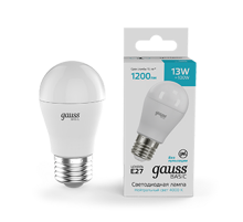 Лампа светодиодная   Basic Шар 13W 1200lm 4000K E27 LED 1/10/100  10502232  Gauss