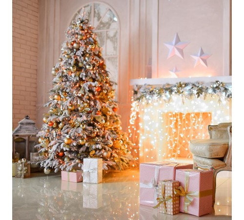 Гирлянда светодиодная линейная 230V 40 LED 4 м, желтый, IP 20, шнур 1,5м, CL03  32295  FERON