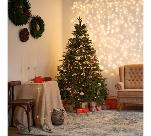 Гирлянда светодиодная линейная 230V 40 LED 4 м, желтый, IP 20, шнур 1,5м, CL03  32295  FERON