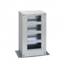 Simon CIMA 500 Башня двусторонняя на 4 модуля 500CIMA, 168х133х298,5мм, опора 133х221мм, сталь  52510224-036  Simon