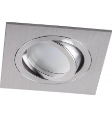 Светильник точечный встраиваемый под лампу DL2801 MR16 50W G5.3 "квадрат", хром (аналог DL273)  32639  FERON