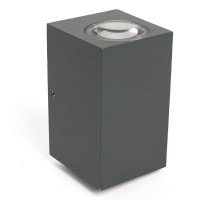 Светильник уличный светодиодный, 2*5W, 800Lm, 3000K, серый DH055  48489  FERON
