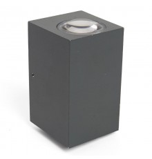 Светильник уличный светодиодный, 2*5W, 800Lm, 3000K, серый DH055  48489  FERON