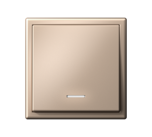 ArtGallery Песочный Выключатель 1-клавишный с подсветкой, 10АХ, механизм, быстрозажим. клем.  GAL001213S  SE