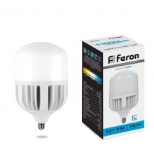 Лампа светодиодная, (120W) 230V E27-E40 6400K Т150, LB-65  38197  FERON