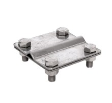 Зажим заземлитель 20 - полоса 50 (пластина 70*80мм) Ni EKF PROxima   lp-57080-ni   EKF