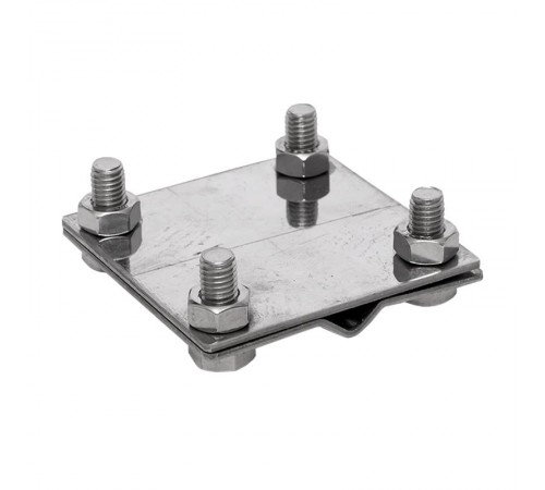 Зажим заземлитель 20 - полоса 50 (пластина 70*80мм) Ni EKF PROxima   lp-57080-ni   EKF