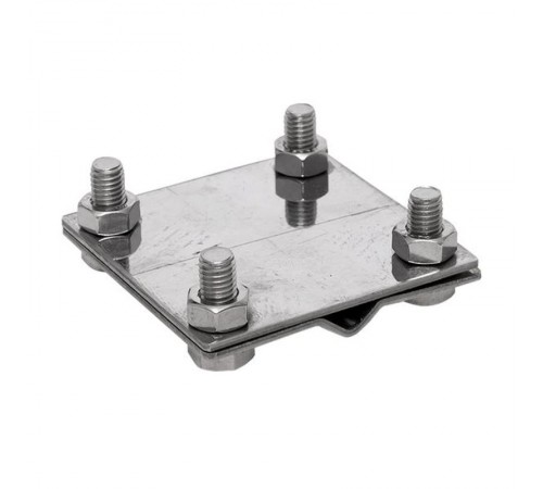 Зажим заземлитель 20 - полоса 50 (пластина 70*80мм) Ni EKF PROxima   lp-57080-ni   EKF