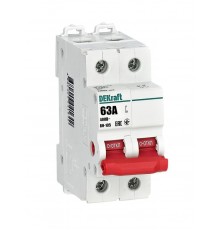 Выключатель-разъединитель 2Р 63А ВН-105  17087DEK  DEKraft