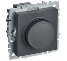 BRITE Светорегулятор поворотно-нажимной 600Вт СС10-1-0-БрГ графит   BR-D20-0600-K53  IEK