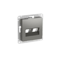 AtlasDesign Сталь Накладка двойная для информационных функций типа Keystone  ATN000990  SE