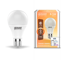 Лампа Светодиодная Smart Home DIM E27 A60 8.5 Вт 2700К 1/10/40  1050112  Gauss