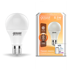 Лампа Светодиодная Smart Home DIM E27 A60 8.5 Вт 2700К 1/10/40  1050112  Gauss