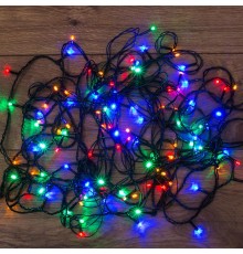 Гирлянда светодиодная универсальная 120 LED МУЛЬТИКОЛОР 12 метров с контроллером  303-105  NEON-NIGHT