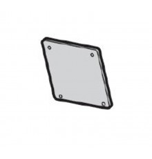 Заглушка FMCE54 для неиспользуемого отверстия на лицевой панели под розетки 10/16A или 16-32A  2CMA191091R1000  ABB