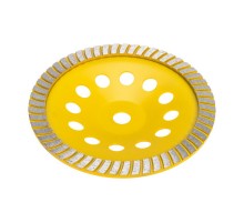Чашка алмазная шлифовальная Turbo, 230х22,2мм  KR-90-0257  Kranz