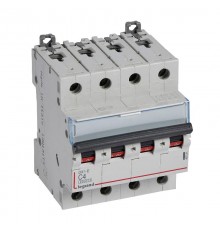 Выключатель автоматический четырехполюсный DX3-E 6000 4А C 6кА  407301  Legrand
