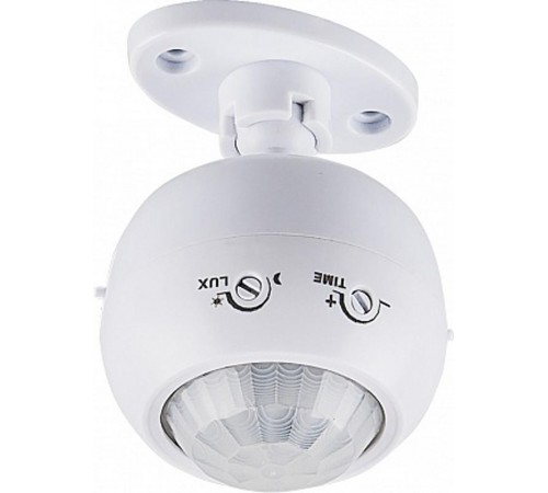 Датчик движения и освещенности SEN16 230V 1200W 8m 120°(гориз.) 360°(верт.) IP20, белый  22074  FERON