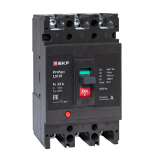 Выключатель автоматический LS125 18кА 3P 63А ProPact  mccb-125-18-3-63-ls  EKF