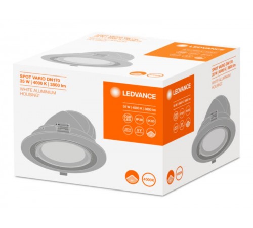 Светодиодный светильник ДВО-35Вт 4000K 3500Лм IP20 белый LEDVANCE  4058075104044  LEDVANCE