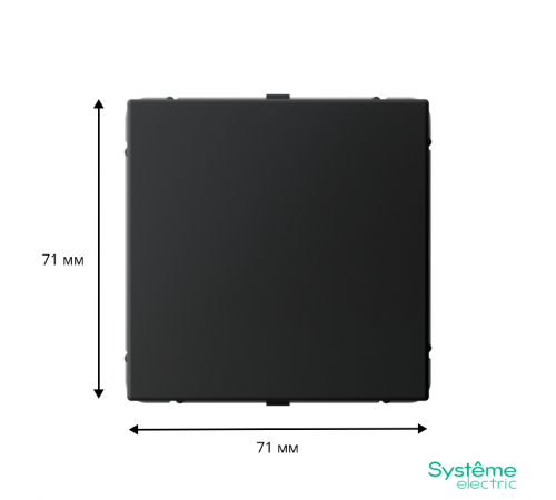 ArtGallery Карбон Заглушка без суппорта для многопостовых рамок  GAL001009  SE