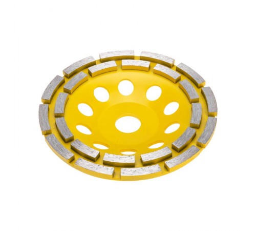 Чашка алмазная шлифовальная, двухрядная, 150х22,2мм  KR-90-0252  Kranz