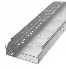 Лоток перфорированный Профи INOX (AISI 304) 200х80x3000 (1,0 мм) (6 м/уп)  PR16.13330  Промрукав