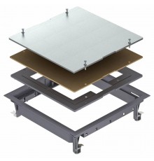 Ревизионный лючок ZES9-2 U (полиамид,серый) (ZES9-2 U10T 7011)  7406672  OBO Bettermann