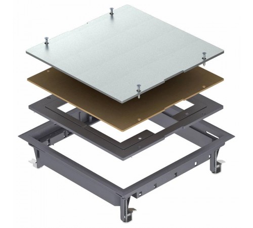 Ревизионный лючок ZES9-2 U (полиамид,серый) (ZES9-2 U10T 7011)  7406672  OBO Bettermann